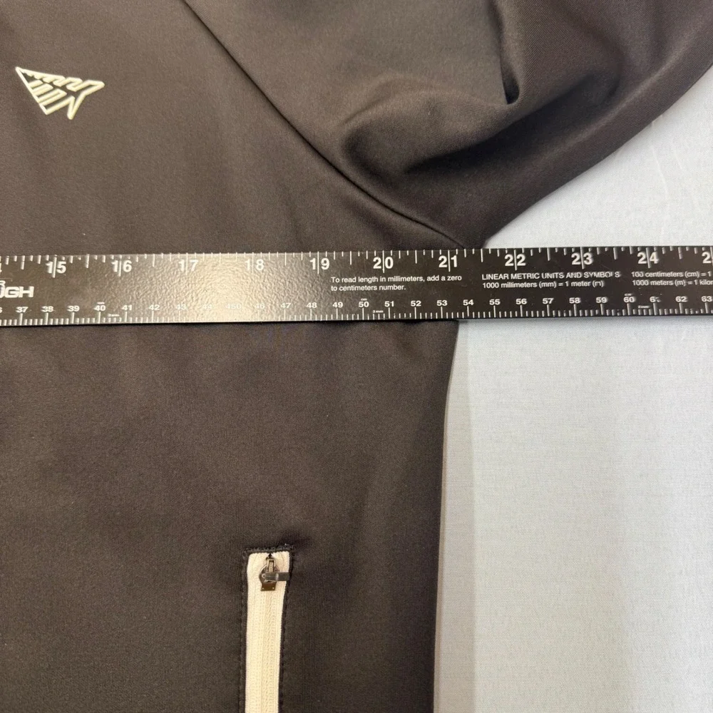 Paper Planes Mens Track Jacket Black White Stripe Full‎ Zip Size Medium M